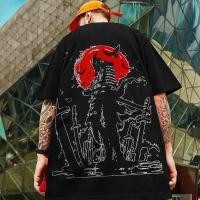 ราคา 3d ญี่ปุ่น Samurai พิมพ์ผู้ชายเสื้อยืดแฟชั่นฤดูร้อน Mens Street Trend เสื้อยืดขนาดใหญ่ S 5XL (21696208178)