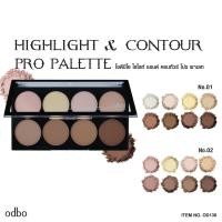 ราคา ODBO Highlight Contour Pro Palette โอดีบีโอ ไฮไลท์ แอนด์ คอนทัวร์ (398129229)
