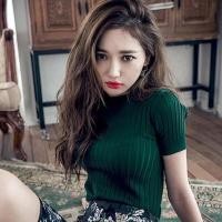 ราคา เสื้อไหมพรมแฟชั่นแขนสั้น ไหมพรมคอกลม เสื้อผู้หญิง (16319408548)