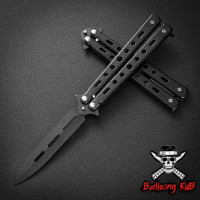 ราคา Balisong มีดบาลิซอง มีดผีเสื้ิอ มีดควง มีดซ้อม มีดแรงโน้มถ่วง ไม่มีคม สำหรับซ้อมควง Steel Balisong (21339559594)