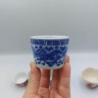 ราคา แพ็คละ12ใบ จอกชา ถ้วยน้ำชา เซรามิค ลายอักษรจีน ถ้วยน้ำชาลายมังกร ถ้วยชาลายไก่ แก้วชาลายซากุระ บรรจุ 12 ใบ (11999725376)