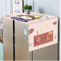 ราคา ผ้าคลุมตู้เย็น ผ้าคลุมเครื่องซักผ้า ผ้าครอบฝุ่นกันน้ำ ผ้าครุมตู้เย็น ผ้าคุมสำหรับตู้เย็น ผ้าพลาสติกปูตู้เย็น ผ้าปูตู้เย็น ผ้าปูหลังตู้เย็น ผ้ารองตู้เย็น น่ารัก Fridge Refrigerator Cover (17465902692)