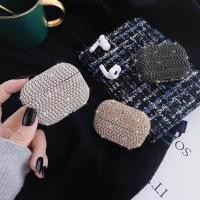 ราคา Luxury Bling เพชรกรณีสำหรับ Apple Airpods Pro 3 Airpods 2 1ป้องกันไร้สายหูฟังบลูทูธอุปกรณ์เสริม Charging Case (8592726181)