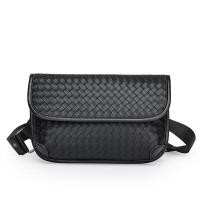 ราคา กระเป๋าสะพายข้างสำหรับผู้ชาย ใหม่กระเป๋าสะพายหนัง PU กระเป๋าคาดอกกระเป๋าทรงสี่เหลี่ยมขนาดเล็กสำหรับ ใส่โทรศัพท (22480719404)