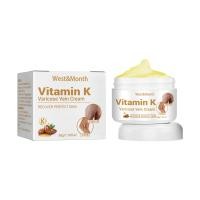 ราคา West Month Vitamin K Varicose Vein Cream ครีมปรับปรุงอาการปวดขาและการไหลเวียนโลหิต เหมาะสำหรับทั้งผู้ชายและผู้หญิง แก้ไขเส้นเลือดขอด 50g (22527094475)