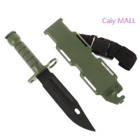 ราคา Caiy MALL กริช M9แบบยุทธวิธีมีดยางสำหรับเป็นของขวัญของเล่นแฟนทหารเก็บเกม CS ฝึกทหารกลางแจ้งเครื่องมืออเนกประสงค์พลาสติกดาบปลายปืน (21120869362)