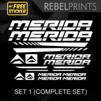 ราคา สติกเกอร์กรอบ MERIDA Bike สติ๊กเกอร์ไวนิลสำหรับจักรยานเสือภูเขาและจักรยานเสือหมอบและ Fixie (19954659483)