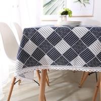 ราคา INS ผ้าปูโต๊ะสไตล์นอร์ดิกแบบเรียบง่ายผ้าปูโต๊ะน้ำชาผ้าฝ้ายผสมผ้าลินินลายสก๊อตผ้าปูโต๊ะอาหารผ้าปูโต๊ะลายดอกสี่เหลี่ยมยาวสดใสน่ารัก (21175879364)