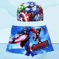 ราคา ชุดว่ายน้ำเด็กขาสั้นสไปเดอร์แมน Marvel พร้อมหมวก Goggles DANBOBABY (21099693402)