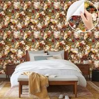 ราคา สติ๊กเกอร์ตกแต่งผนังลายดอกไม้อิมเพรสชั่นนิสต์สีชมพูพร้อมลายวอลล์เปเปอร์ลายดอกไม้บานวอลเปเปอร์ลายกุหลาบตกแต่งผนังห้องของเด็กผู้หญิงมี8แพทเทิร์น (22551059696)