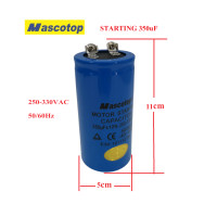 ราคา แคปสตาร์ท สตาร์ทมอเตอร์ คาปาซิเตอร์สตาร์ท CD60 ขนาด100 500uF (21432235811)