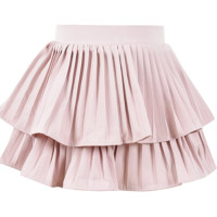 ราคา keu d พร้อมส่ง กระโปรงจับจีบ รอบตัว เอวสูง ผ้าทิ้งตัว มีวับใน เอวยางยืด สีพื้นสุดน่ารัก (21422461998)