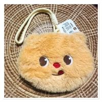 ราคา กระเป๋าใส่เหรียญมีสายคล้อง พวงกุญแจ หมีน้องเนย (22154168014)