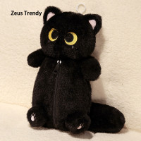 ราคา QIAN TI ZI Aio กระเป๋าดินสอหมึกพิมพ์ลายน่ารักปลาฉลามสีเทา (22385429581)