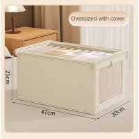 ราคา กล่องใส่เสื้อผ้าผ้า Oxford พร้อมฝาปิด Home Cloth Storage BOX (21910039514)