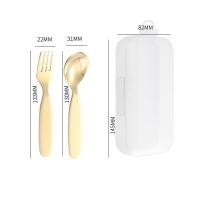 ราคา ShopAt Two ST 3151 ชุดช้อนส้อมสแตนเลสเด็ก บนโต๊ะอาหารช้อนส้อมสแตนเลส เกรด 304 (21913189100)