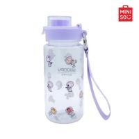 ราคา MINISO ขวดน้ำพลาสติก พร้อมสายคล้องข้อมือ Snoopy the Little Space Explorer Collection 640mL (22528829554)