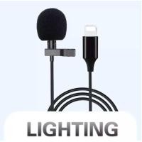 ราคา ไมค์ ไมค์หนีบปกเสื้อ ไมค์จิ๋วแบบสายเสียบ ไมค์ขนาดเล็ก พกพา wire mini microphone มีให้เลือก3พอร์ต แจ็ค3 5 Lightning Type C ใช้งานดี เสียงดังฟังชัด (7486013137)