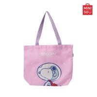 ราคา MINISO กระเป๋าผ้า กระเป๋าช้อปปิ้ง Snoopy the Little Space Explorer Collection (22462749470)