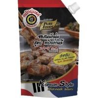 ราคา ซอสหมักนุ่ม ตราเพียวฟู้ดส์ สูตร พริกไทยดำ เทอริยากิ แม็กซิกัน ย่างเกาหลี พริกเกาหลี ซอสหมักไก่ย่าง ซอสหมักหมู ซอสผัด (14068403961)