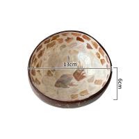 ราคา ถ้วยกะลามะพร้าว Size 5นิ้ว ชามกะลามะพร้าว ถ้วยสมูทตี้โบลว์ ภาชนะใส่อาหารแบบรักษ์โลก Coconut shell bowl (22416502861)