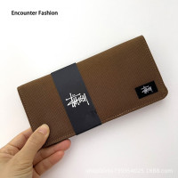 ราคา VOCKOO กระเป๋าสตางค์ผู้ชายกระเป๋าผ้ายาวสไตล์แบบญี่ปุ่นและเกาหลี (22220817408)