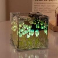 ราคา Cozy Corners โคมไฟตั้งโต๊ะ รูปดอกทิวลิป โคมไฟทิวลิป กระจกทิวลิป โคมไฟตกแต่งห้องนอนของขวัญวันเกิด DIY ดอกทิวลิปแฮนด์เมด โคมไฟตั้งโต๊ะตกแต่งห้องนอนของขวัญวันหยุด (22519909526)