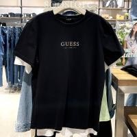 ราคา Guess เสื้อยืดแขนสั้น ผ้าฝ้าย พิมพ์ลายโลโก้นูน แต่งกลิตเตอร์ ไล่โทนสี สําหรับผู้ชาย และผู้หญิง มี 4 สี (21921575300)