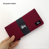 ราคา VOCKOO กระเป๋าสตางค์ผู้ชายกระเป๋าผ้ายาวสไตล์แบบญี่ปุ่นและเกาหลี (22220817412)