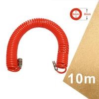 ราคา สายลม สายลมสปริง สายลมสีส้ม สายลมขด ยาว 8 10 12 15 เมตร สายปั๊มลม PU AIR HOSE 8x5mm แบบขดสปริง พร้อมหัวคอปเปอร์ สีส้ม (22074331068)