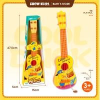 ราคา มินิกีตาร์ กีต้าร์ของเล่น กีต้าร์เด็กดีดได้จริง เครื่องดนตรีสำหรับเด็ก กีตาร์ขนาดเล็กเพื่อการศึกษาสำหรับเด็กเริ่มต้น 43ซม (22043266208)