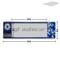 ราคา กรอบป้ายทะเบียนรถยนต์กันน้ำ ลาย Chelsea กรอบป้ายทะเบียนเชลซี (20325742510)