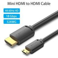ราคา Vention Micro HDMI เป็นสาย HDMI Mini HDMI To สาย HDMI ชุบทอง HDMI 1 4V 1080P สายอะแดปเตอร์ HDMI อย่างดีสูงสำหรับแท็บเล็ตโทรได้ HDTV กล้อง Sony GoPro Proyektor แท็บเล็ต Telegenggam HDTV Mini HDMIz (206