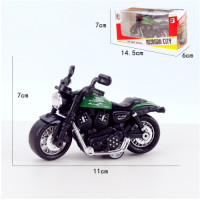 ราคา เก็บเงินปลายทาง โมเดลรถจักรยานยนต์ มอเตอร์ไซค์ 1 12 ขนาด 11 19CM สีดำ สีเขียว Harley Davidson Sportster (22140922391)