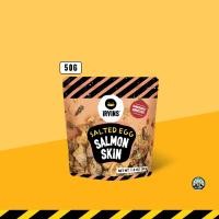 ราคา IRVINS หนังปลาแซลมอนทอดกรอบเคลือบไข่เค็ม Salted Egg Salmon Skin ขนาด 50 g (22223617195)