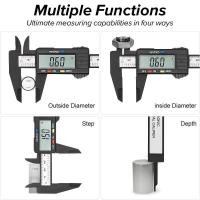 ราคา เวอร์เนียร์ เครื่องวัดดิจิตอลอิเล็กทรอนิคส์ 6 นิ้ว พร้อมกล่องพลาติก Vernier Caliper Digital (22415295258)