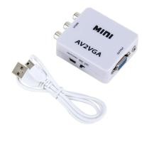 ราคา BEAGA AV2VGA ตัวแปลง AV2VGA RCA ไปยัง VGA AV เป็น VGA ตัวแปลง AV เป็น VGA ใช้งานง่ายๆ อินพุต AV สำหรับกล่องรับสัญญาณ vcd dvd เว็บแคม (21686691735)
