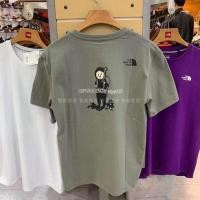 ราคา The North Face North Face เสื้อยืดแขนสั้นผ้าฝ้ายสําหรับผู้ชายผู้หญิง (19350793542)