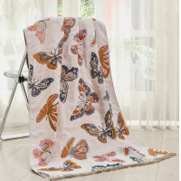 ราคา ผ้าพันคอ ผ้าคลุมไหล่ งานปักลายสวยๆ ผืนใหญ่ ดูดี เรียบหรู ดูแพง เกรดพรีเมี่ยม ขนาด 80x160 ซม (22555683468)