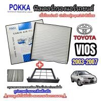 ราคา ฟิลเตอร์แอร์ กรองแอร์ TOYOTA VIOS 2002 2006 รุ่นใส่ถาด ฟิลเตอร์แอร์ TOYOTA CAMRY ปี 2002 2003 ACV30 cabin air filters Vios cammry 2002 06 ฟิลเตอร์ วีออส กรองอากาศ แคมรี่ acv 30 (22475805928)