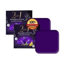 ราคา สบู่ผม สบู่แชมพูอัญชันสระผม น้ำมะกรูด ของแท้ค่ะ 2 in 1 ขนาด 50 กรัม (22431627531)