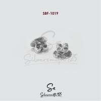 ราคา แป้นต่างหูเงินแท้ 92 5 แป้นต่างหูแบบเรียบ ไม่มีลวดลาย แป้นต่างหูแบบเรียบ (14617689887)