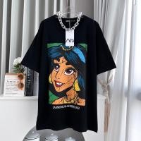 ราคา Zara 2024 เสื้อยืดโอเวอร์ไซส์ป้าย zara ผ้า Cotton รอบอก44 46นิ้ว S 5XL (22214575985)