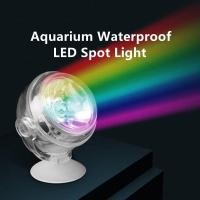 ราคา ไฟสปอร์ตไลท์ LED ขนาดเล็กจุ่มใต้น้ำสำหรับตู้ปลาตะเกียงไฟ LED กันน้ำหลากสีไฟใต้น้ำไล่ระดับสี USB ไฟบ่อเลี้ยงปลา LED พร้อมลูกดูด (22304432589)