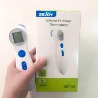 ราคา สินค้ามีพร้อมส่ง เครื่องวัดอุณหภูมิ รุ่น DET 306 Infrared Forehead Thermometer รับประกันสินค้า 1 ปี (19979344577)