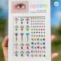 ราคา Face Stickers มุก เพชร คริสตัส แต่งหน้า สติ๊กเกอร์แต่งหน้า ติดผม คริสตัส แต่งหน้า ผีเสื้อ โบว์ มุก แต่งหน้า เพชรแต่งหน้า (21161694860)