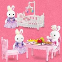 ราคา พร้อมส่ง บ้านตุ๊กตากระต่าย บ้านตุ๊กตา DIY บ้านกระต่ายและเฟอร์นิเจอร์ RABBIT HOUSE FURNITUREน่ารัก (22199393759)