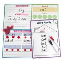 ราคา Phonemic Awareness Dry Erase Board Free With 2 Erase Markers and 30 Chips 11 x 8 Syllable Small WhiteboardSpeech Therapy Material Phonics Games Letter Sound Science Reading Manipulative Preschool Kind