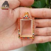 ราคา กรอบพระชุบทอง กรอบพระสมเด็จเล็ก ใส่หลวงพ่อกวย รุ่นแหวกม่าน กว้าง2 2 สูง3 2ซม ขนาดจอกระจก (20438933758)