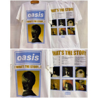 ราคา oasis วงดนตรี WHATS THE STORY เสื้อยืดวงใหม่ New band T shirt (22686873019)